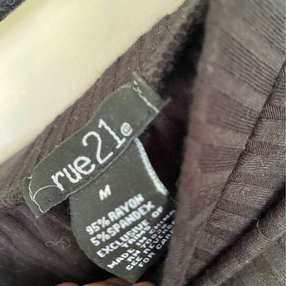 Rue 21 Ribbed off Shoulder Dress M - Picture 2 of 2